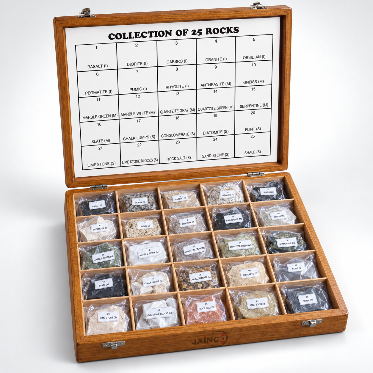 Collection of 50 Rocks